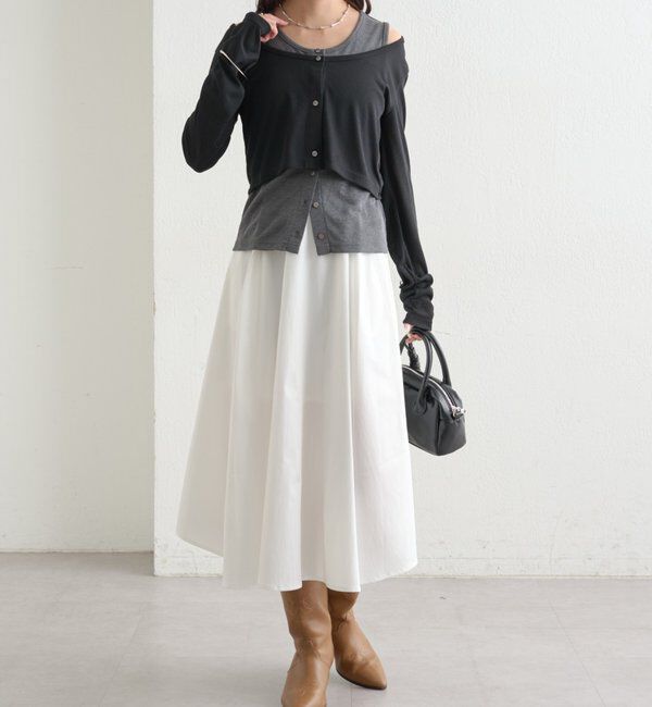  「配色レイヤードロングTシャツ」|Tシャツ・カットソー|