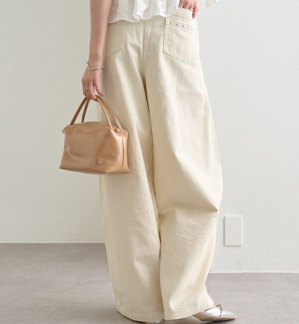  「スタッズツイルパンツ」|チノ|