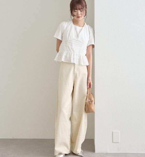  「スタッズツイルパンツ」|チノ|