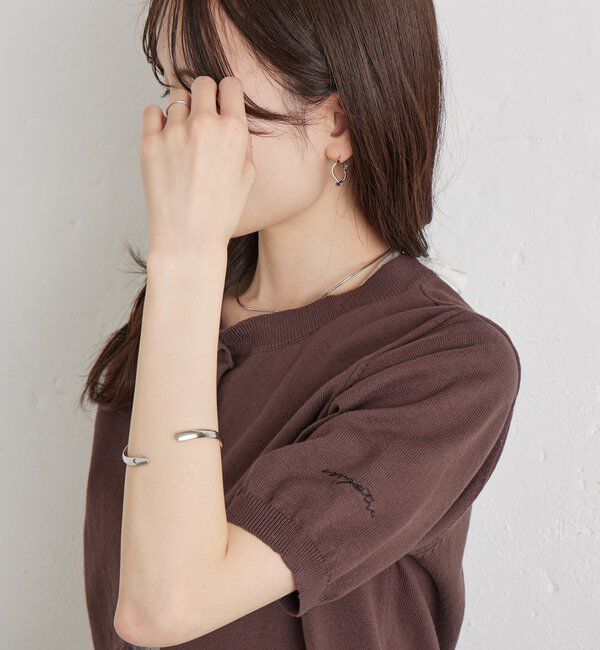  「ギンガムチェック襟付きカーディガン」|カーディガン|