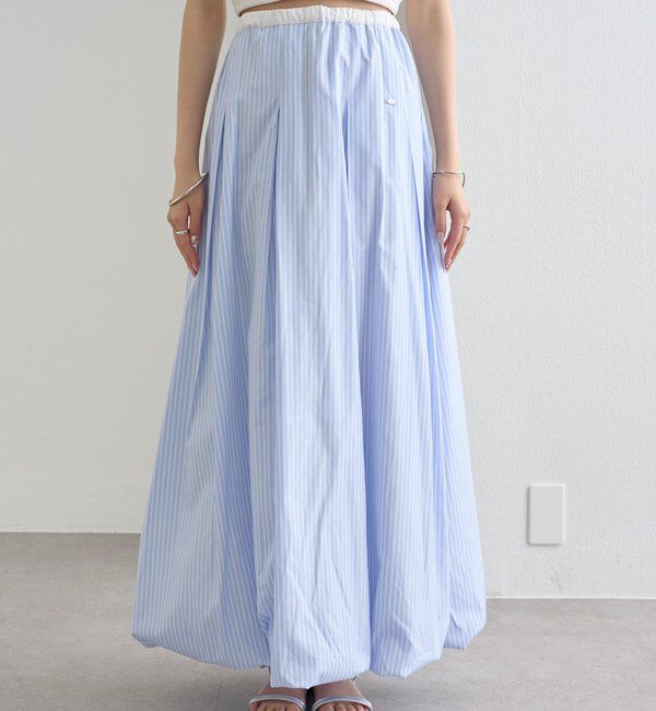  「ストライプバルーンスカート」|スカート|
