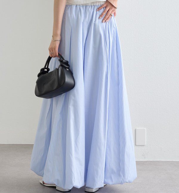  「ストライプバルーンスカート」|スカート|