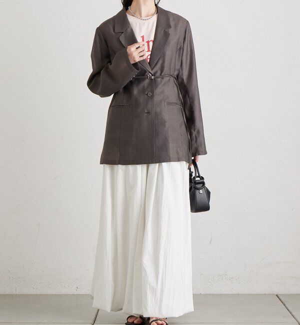  「ベルト付きシアージャケット」|その他|