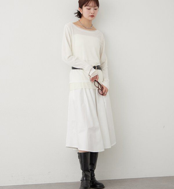  「レイヤードシアーロンT」|Tシャツ・カットソー|