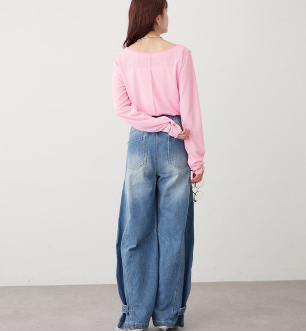  「レイヤードシアーロンT」|Tシャツ・カットソー|