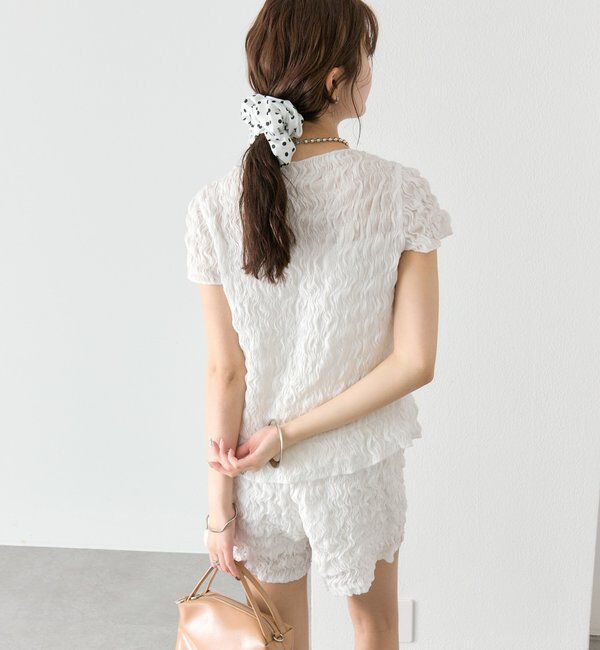  「エアリーシャーリングブラウス」|シャツ・ブラウス|