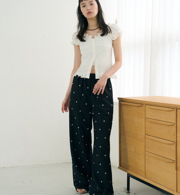  「シャーリングフレンチブラウス」|シャツ・ブラウス|