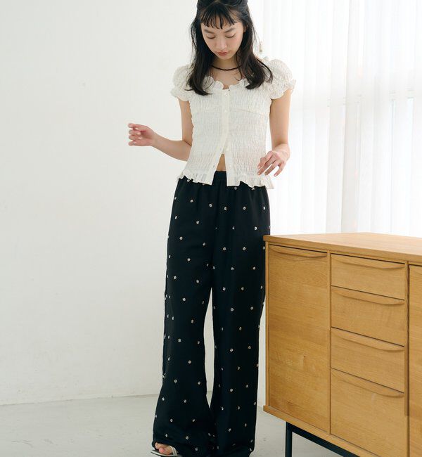  「シャーリングフレンチブラウス」|シャツ・ブラウス|