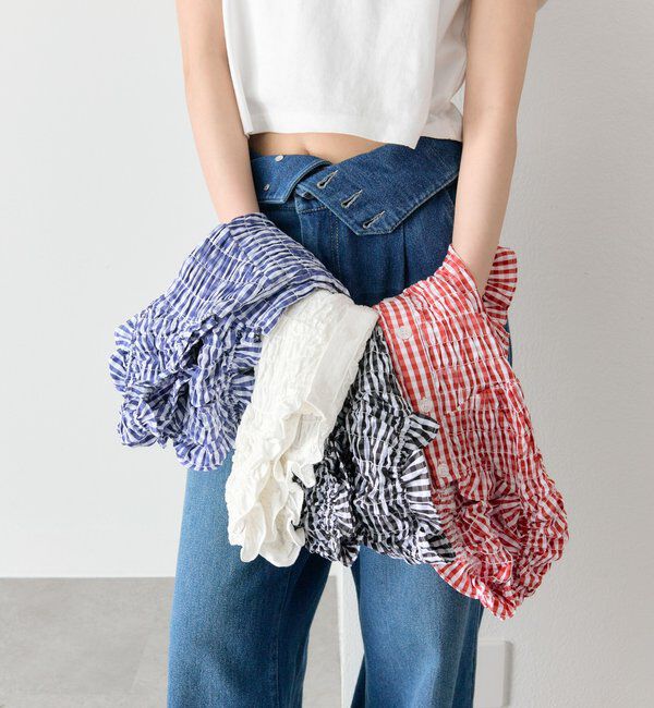  「シャーリングフレンチブラウス」|シャツ・ブラウス|