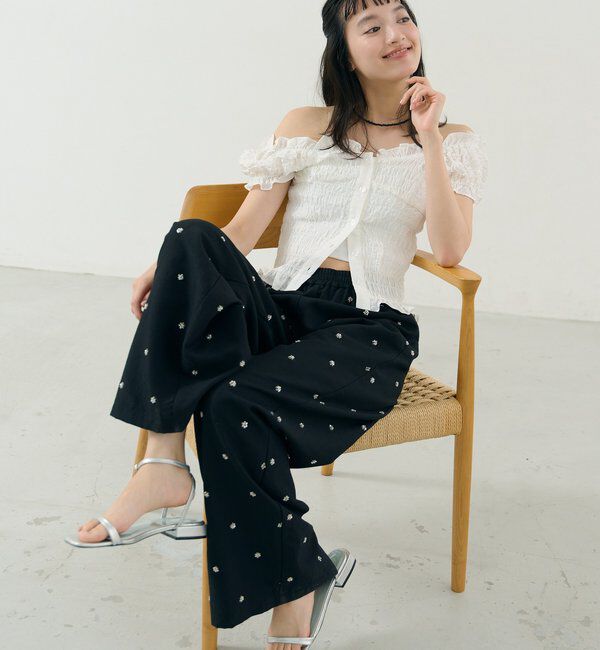  「シャーリングフレンチブラウス」|シャツ・ブラウス|