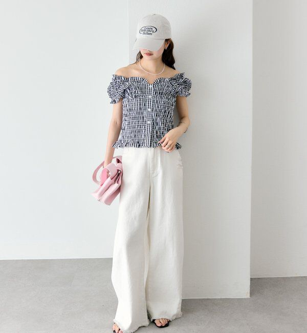  「シャーリングフレンチブラウス」|シャツ・ブラウス|