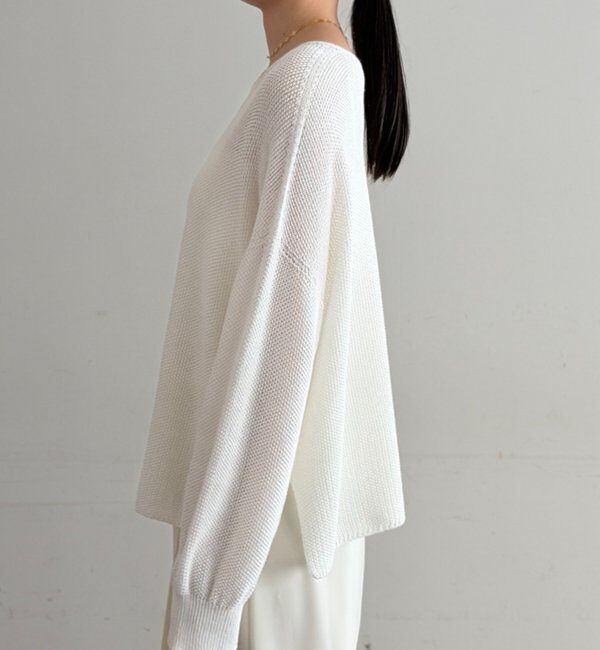  「2WAYギマコットンニット」|ニット・セーター|