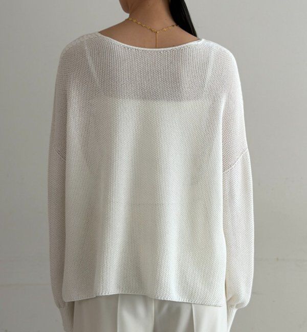  「2WAYギマコットンニット」|ニット・セーター|