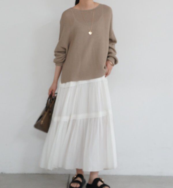  「2WAYギマコットンニット」|ニット・セーター|