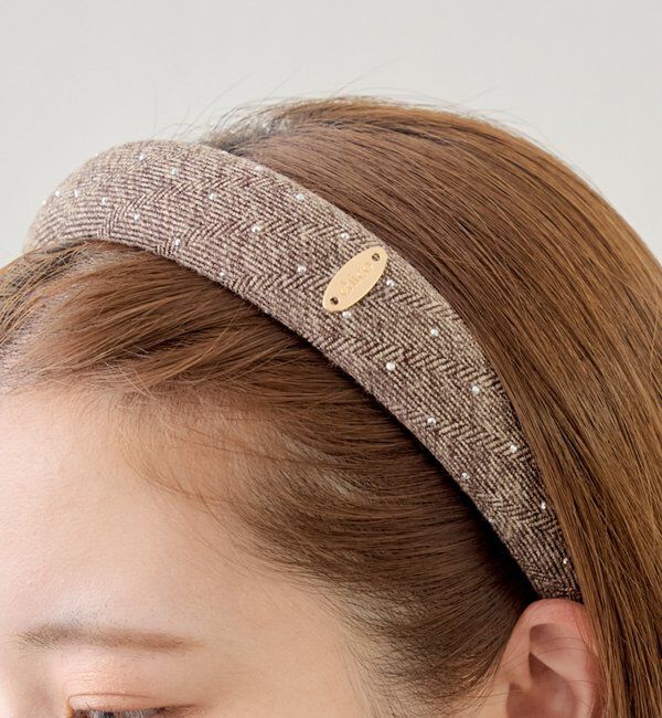  「ツイードビジューカチューシャ」|その他|