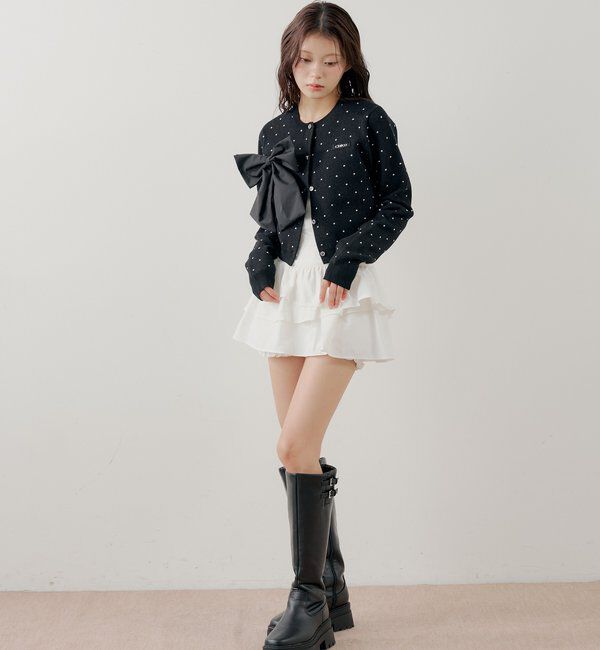  「レイヤードフリルティアードスカート」|スカート|