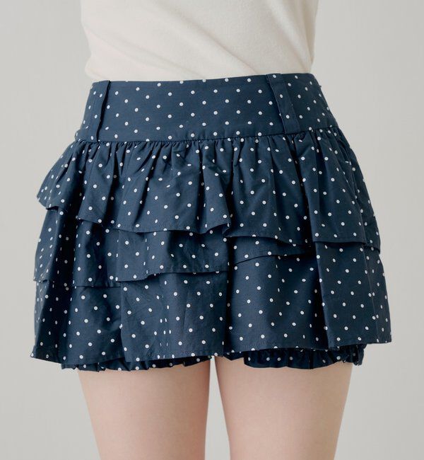  「レイヤードフリルティアードスカート」|スカート|