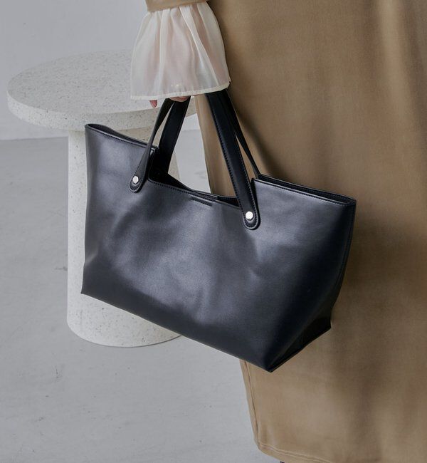  「インバッグSETワイドトート」|トートバッグ|ブラック