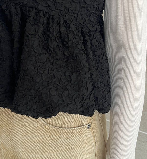  「【LE'MAGE&times;gemeilコラボ】バブルバルーンキャミ」|シャツ・ブラウス|