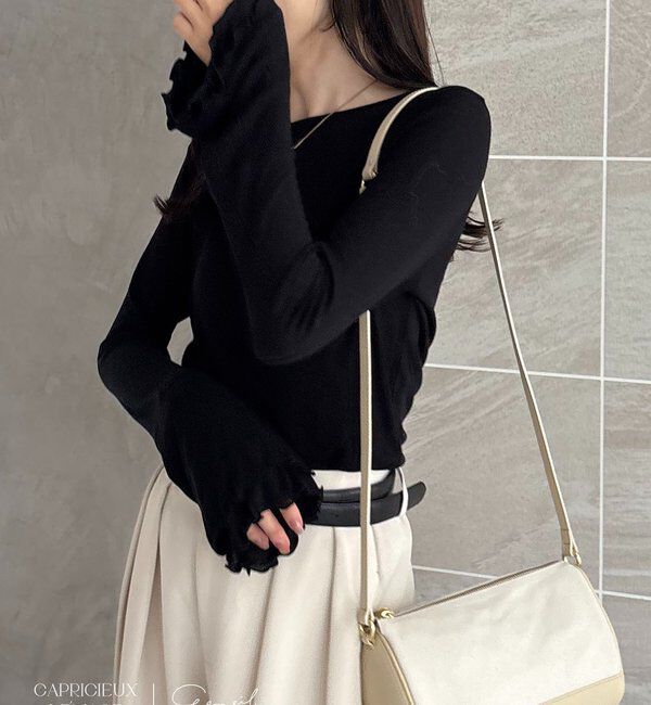  「【LE'MAGE&times;gemeilコラボ】ティアードスリーブロンT」|Tシャツ・カットソー|