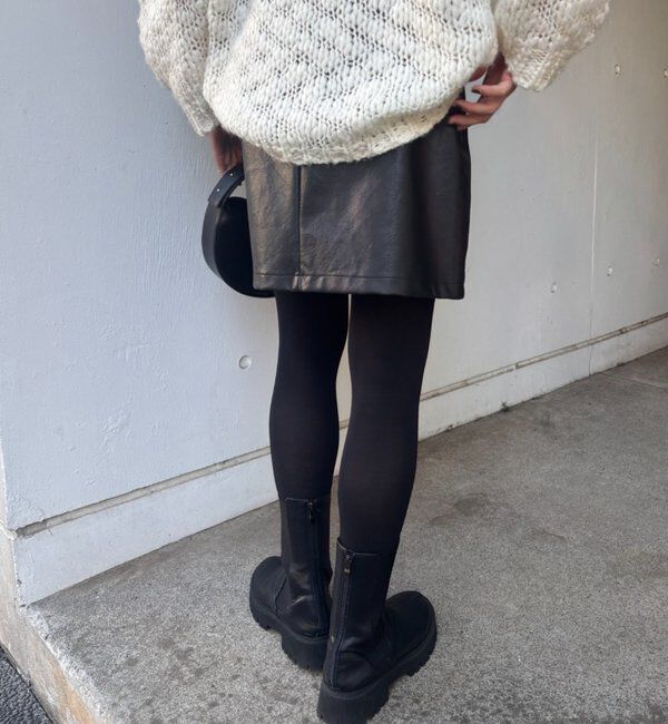  「レザーミニスカート」|スカート|