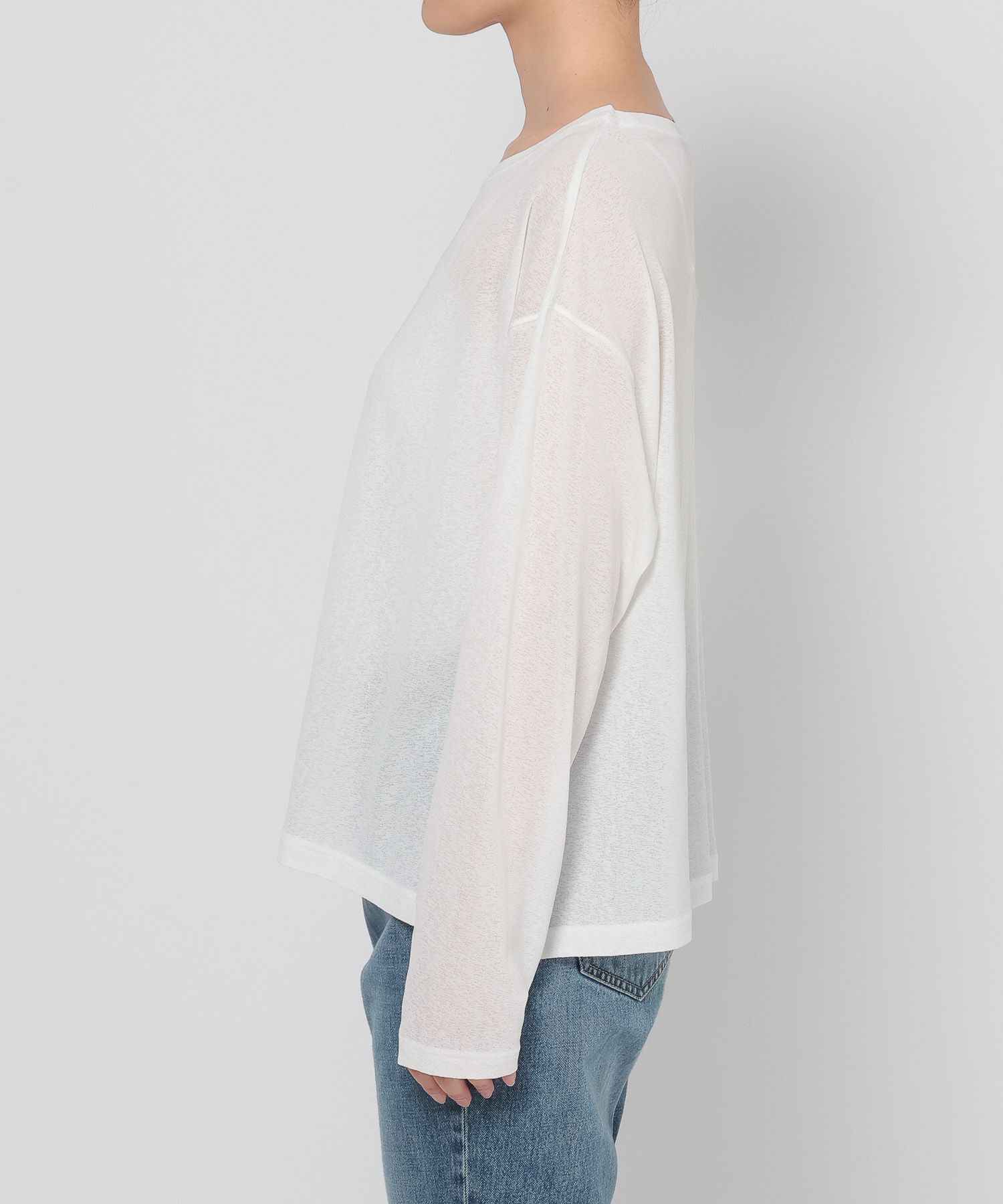 LOWRYS FARM「ＵＳＥＦＵＬシアープルオーバー」|Tシャツ・カットソー|