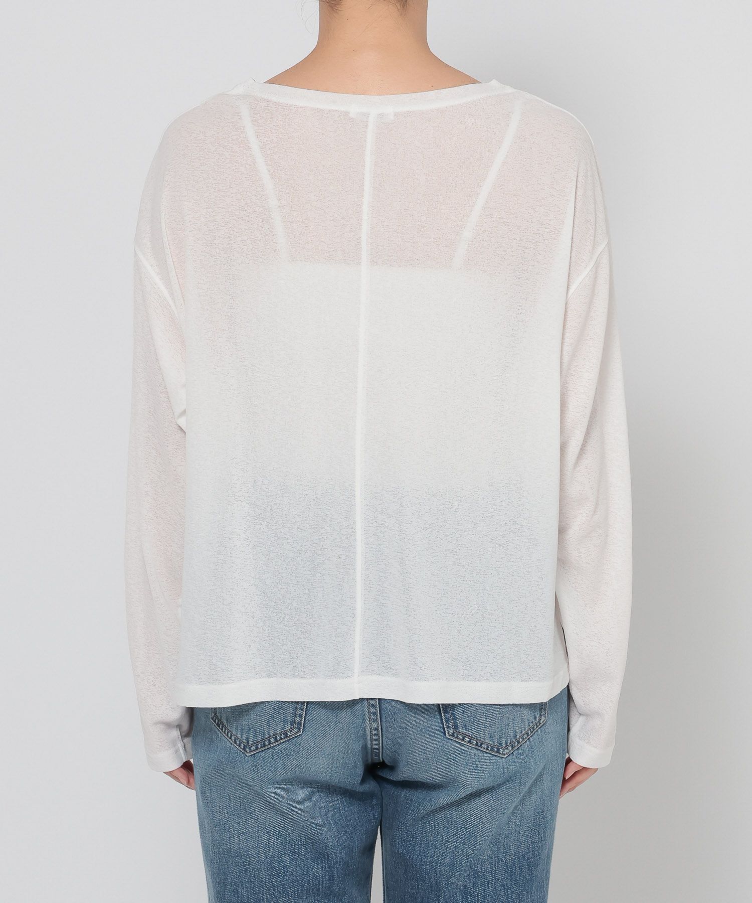 LOWRYS FARM「ＵＳＥＦＵＬシアープルオーバー」|Tシャツ・カットソー|