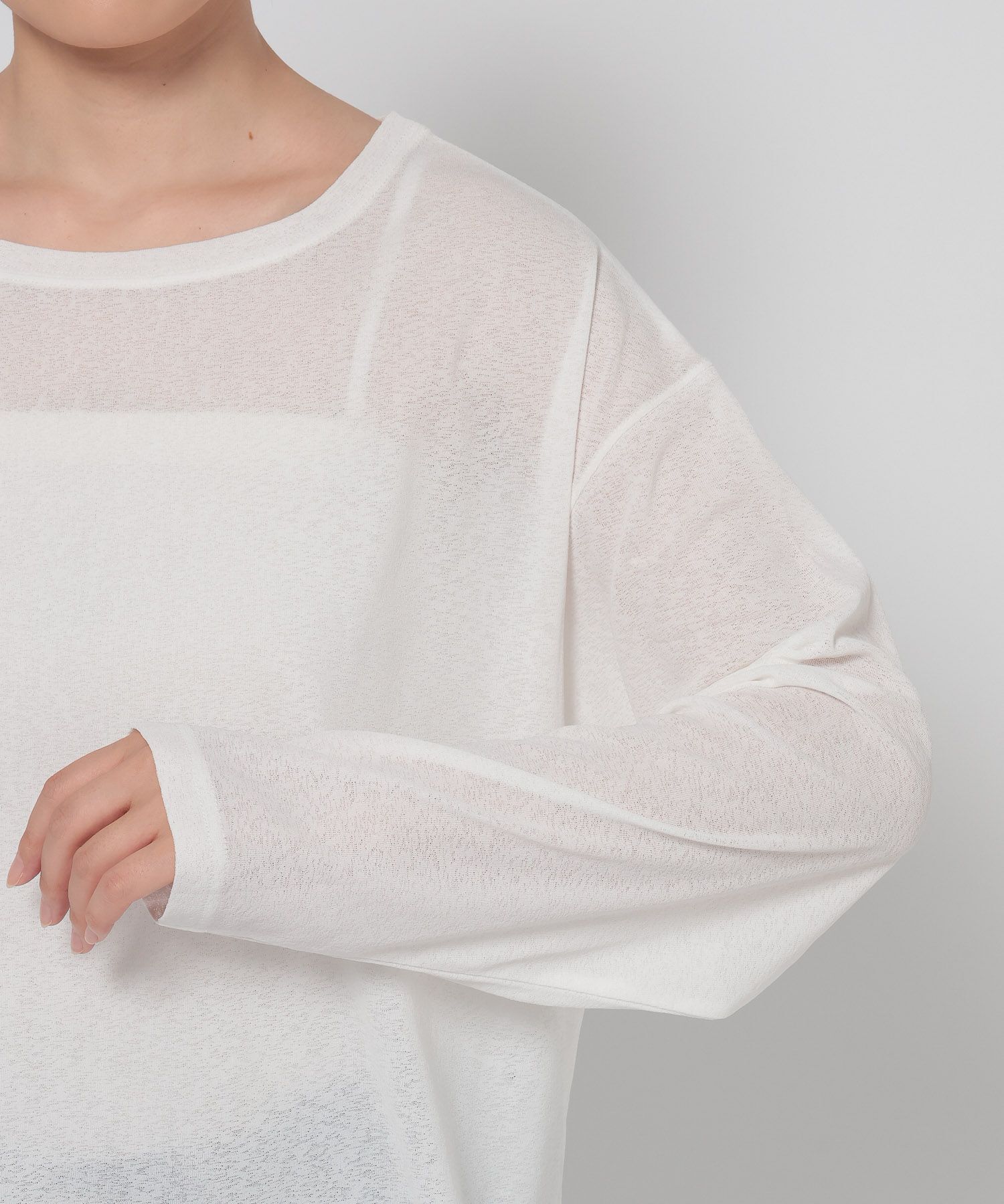 LOWRYS FARM「ＵＳＥＦＵＬシアープルオーバー」|Tシャツ・カットソー|