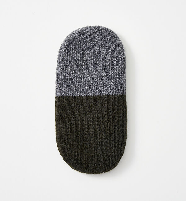 collex「【ecuvo】別注 2カラー ルームスリッポン メンズ」|ソックス|