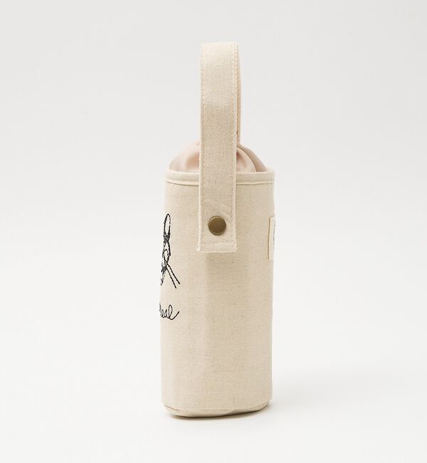 collex「【＋HAyU fabric】猫刺繍 ボトルケース 保冷・保温 レジャー」|食器・キッチングッズ|