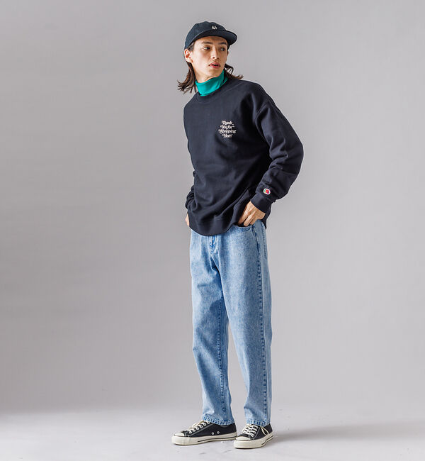 ABAHOUSE「【FRUIT OF THE LOOM】タイポグラフィ ヘビーオンス ルーズ クル」|スウェット・ジャージ|