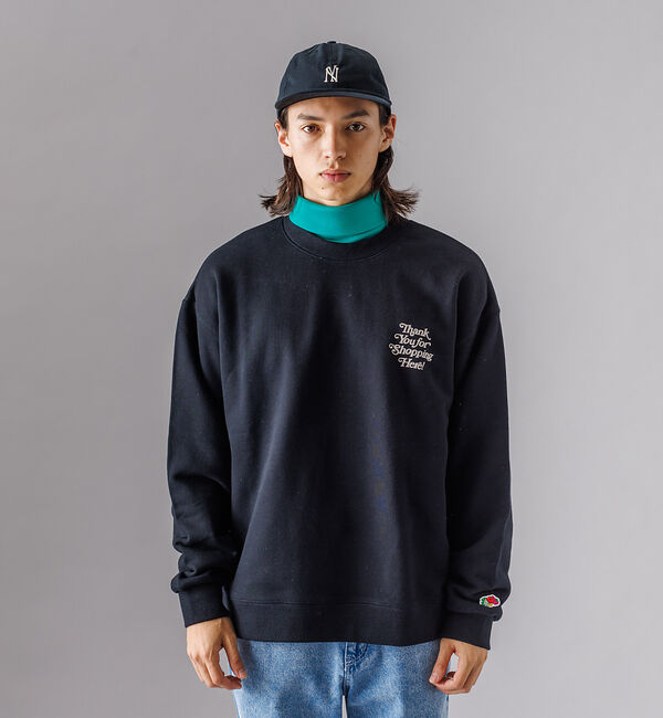 ABAHOUSE「【FRUIT OF THE LOOM】タイポグラフィ ヘビーオンス ルーズ クル」|スウェット・ジャージ|