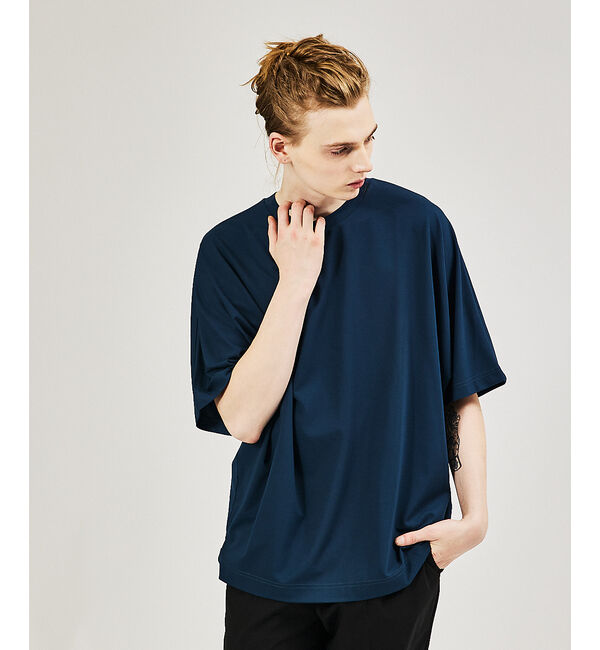 ABAHOUSE「【AH ABAHOUSE】ドルマンスリーブ / ポンチ カットソー」|Tシャツ・カットソー|ダークグリーン