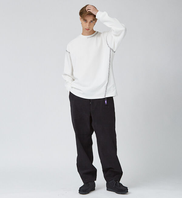 ABAHOUSE「【AH ABAHOUSE】ダンボール ハンドステッチ 長袖Tシャツ」|Tシャツ・カットソー|