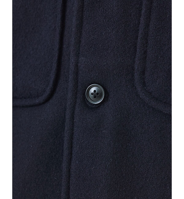 ABAHOUSE「【セットアップ対応】ウールミルド CPOシャツブルゾン/ ボックスシルエット」|ブルゾン・スタジャン|