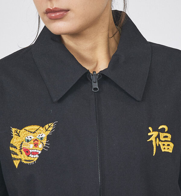 ABAHOUSE「【TAION / タイオン】NON DOWN REVERSIBLE VET BL」|ブルゾン・スタジャン|