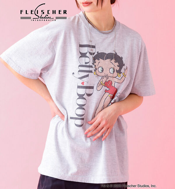 Rouge vif「【GOOD ROCK SPEED/グッドロックスピード】プリントTシャツ / キ」|Tシャツ・カットソー|グレー