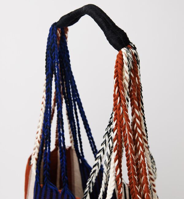 Rouge vif「【MOON BIRD/ムーンバード】手織りハンモックトートバッグ/手織り/A4サ」|トートバッグ|