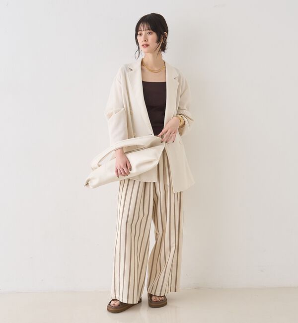 Rouge vif「バスケットメッシュダブルジャケット【予約】」|テーラードジャケット|