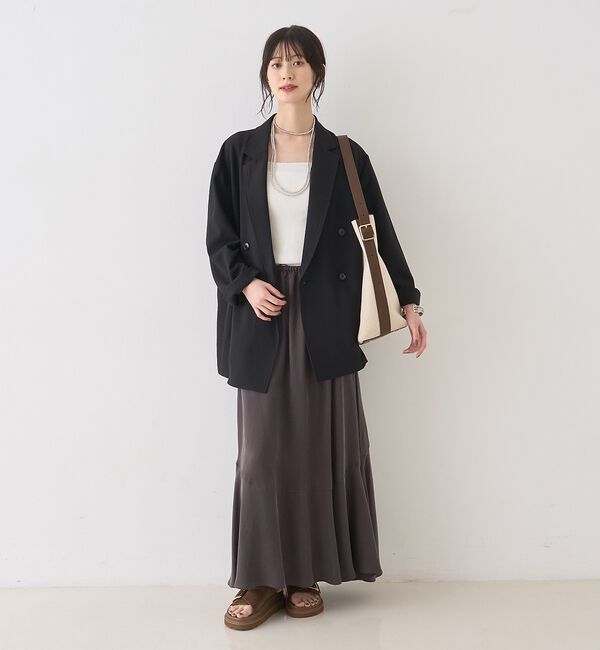 Rouge vif「バスケットメッシュダブルジャケット【予約】」|テーラードジャケット|