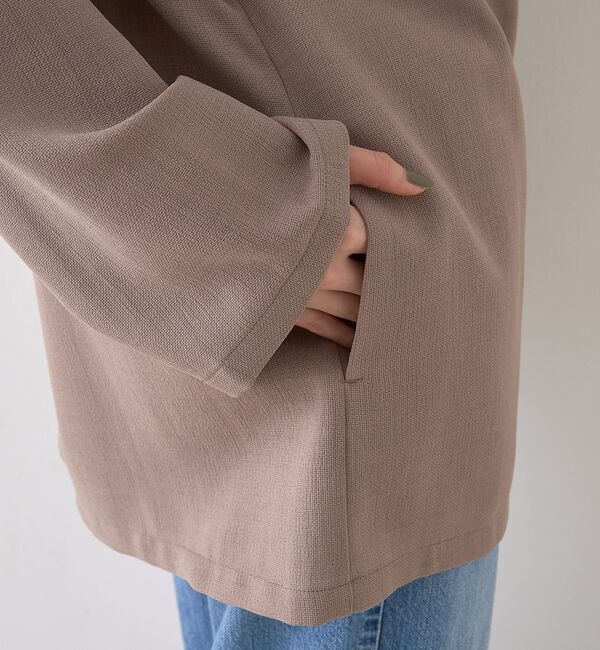 Rouge vif「バスケットメッシュダブルジャケット【予約】」|テーラードジャケット|