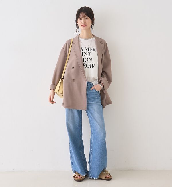 Rouge vif「バスケットメッシュダブルジャケット【予約】」|テーラードジャケット|