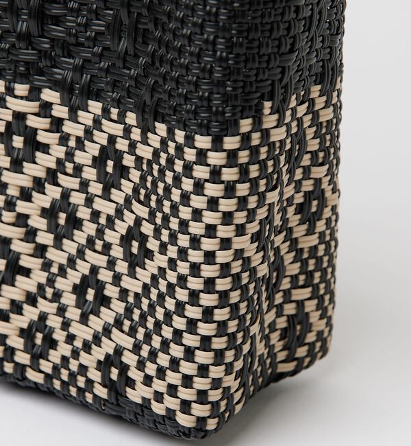 Rouge vif「【MOON BIRD/ムーンバード】手編みのメルカドバッグS/かごバッグ/ハンド」|かごバッグ|