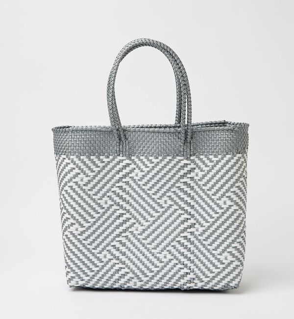 Rouge vif「【MOON BIRD/ムーンバード】手編みのメルカドバッグM/かごバッグ/軽量/」|かごバッグ|