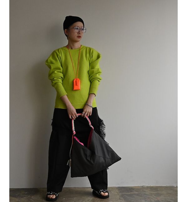 Rouge vif「【cheek/チーク】ネオンハンドルトライアングルショルダー/C26002/ワン」|ショルダー・メッセンジャー|