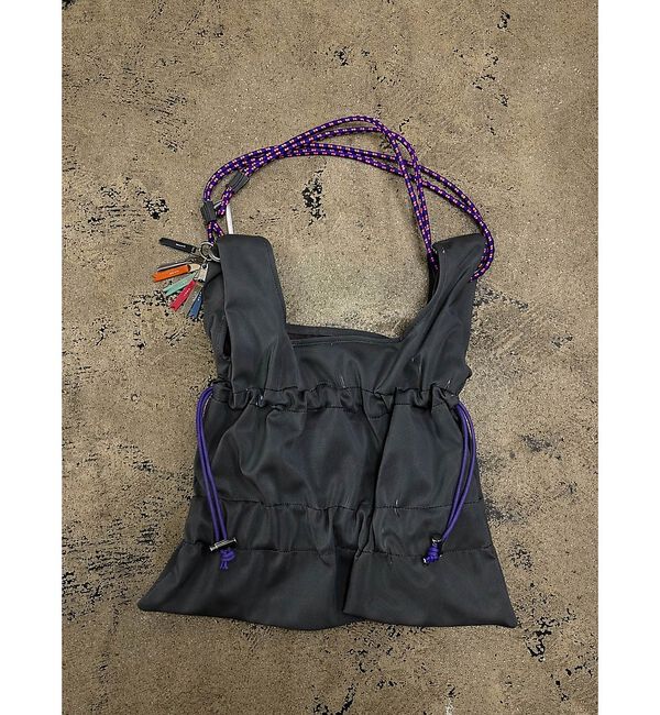 Rouge vif「【cheek/チーク】　TieredcodeoneShoulder/ティアードコ」|ショルダー・メッセンジャー|グレー