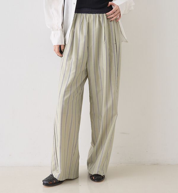 Rouge vif「ストライプイージーパンツ/ウエストゴム【予約】」|その他|