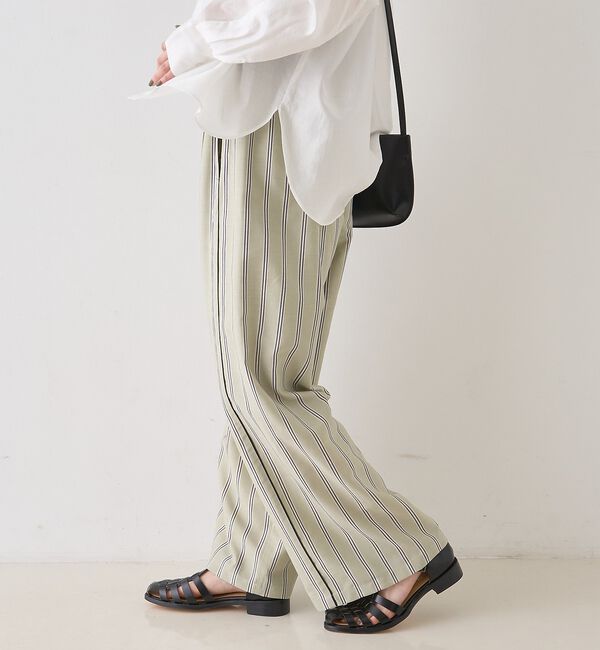 Rouge vif「ストライプイージーパンツ/ウエストゴム【予約】」|その他|