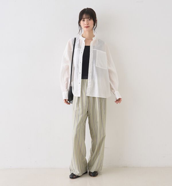 Rouge vif「ストライプイージーパンツ/ウエストゴム【予約】」|その他|