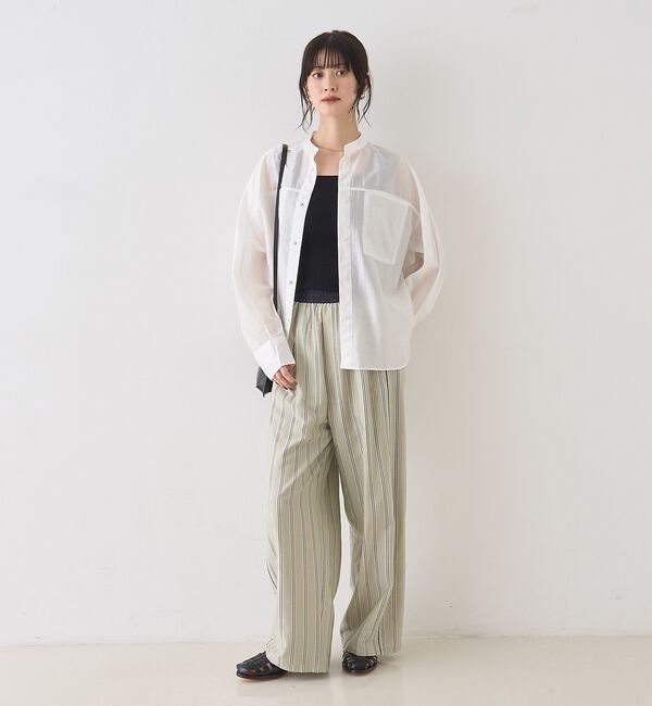 Rouge vif「ストライプイージーパンツ/ウエストゴム【予約】」|その他|